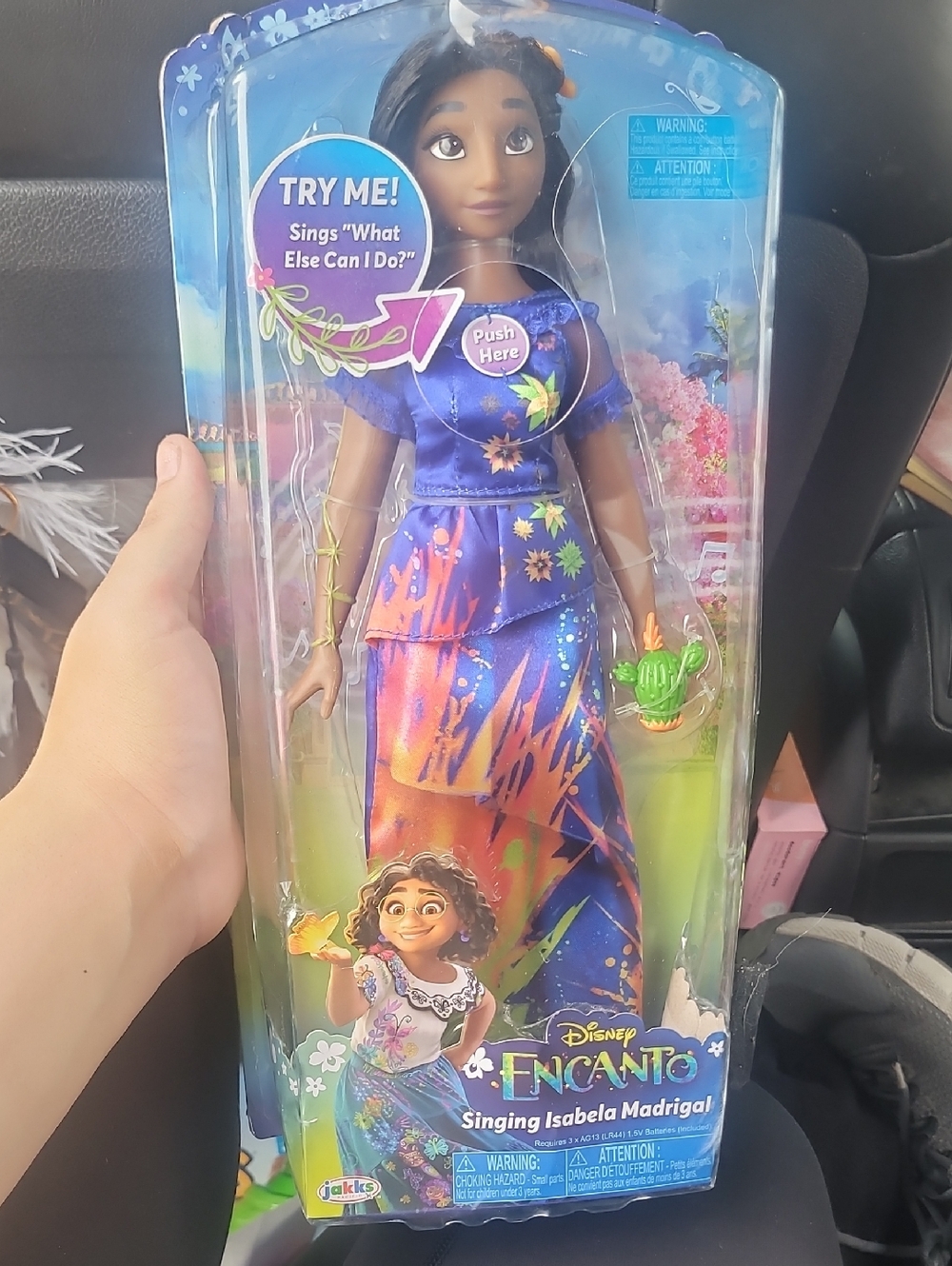 Disney Encanto Singing Isabela Madrigal Doll - Purple, Blue, Orange, Green